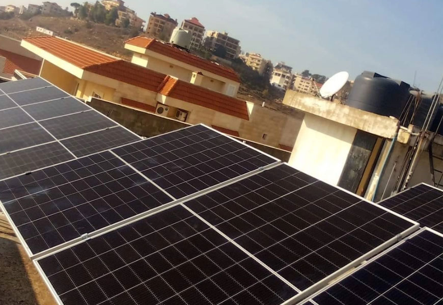 黎巴嫩贝鲁特100KW太阳能屋顶项目